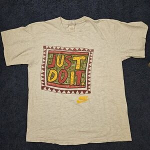 Vintage Nike 90s Single Stitch JUST DO IT Tee Made in USA XL